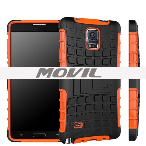 NP-1899 2 en 1 funda para  Samsung Note 4 con soporte-0